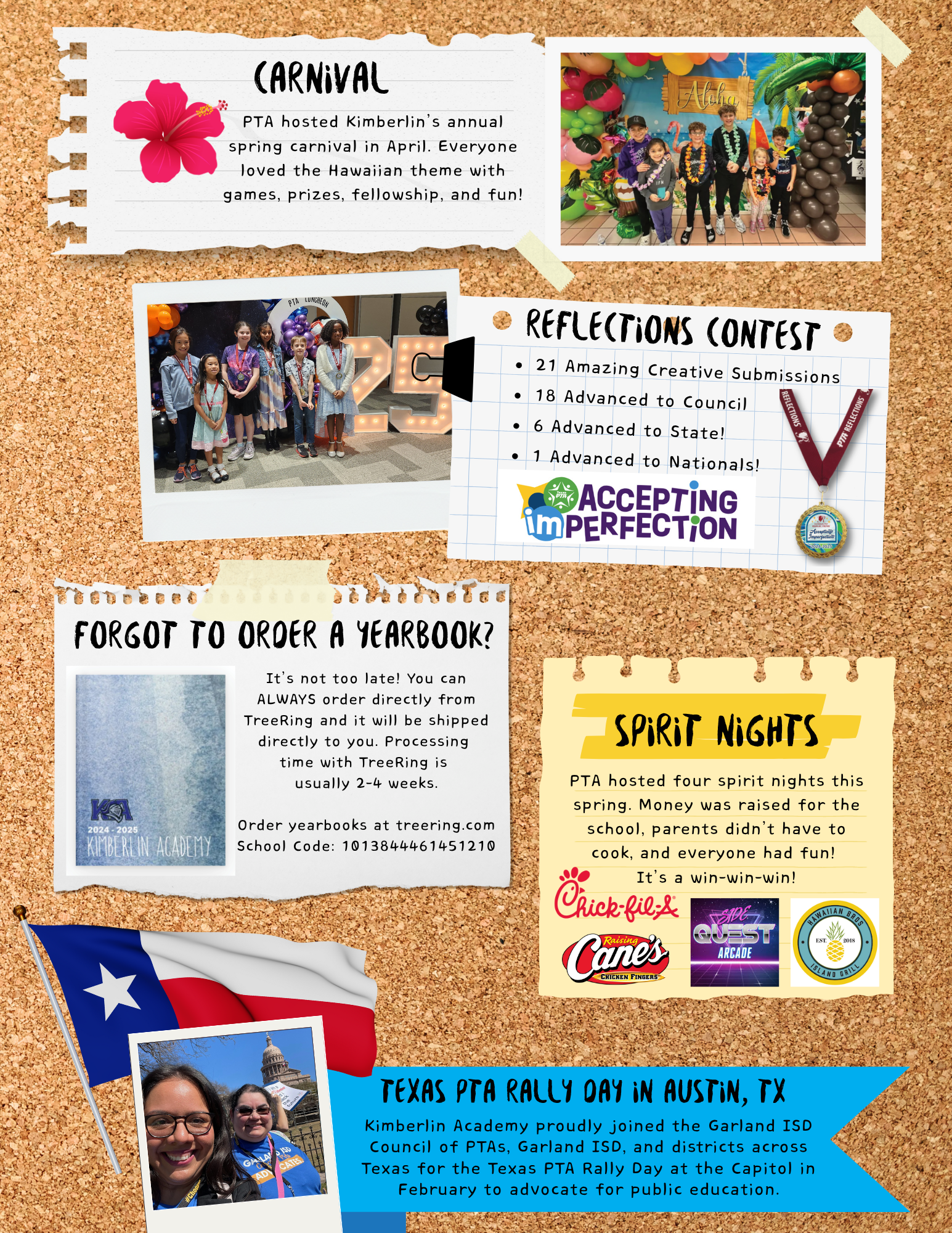2024-2025 2nd Semester Recap, page 2