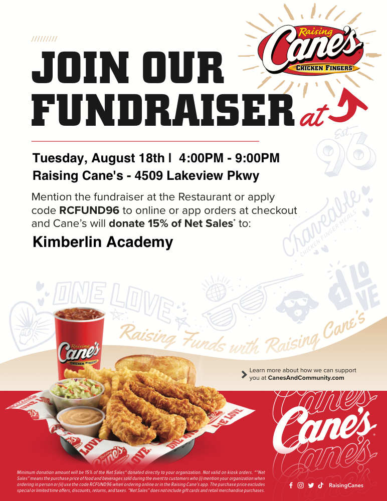Spirit Night – Cane’s